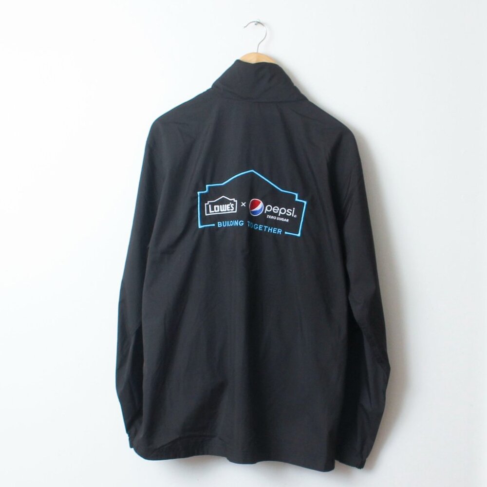 Dri-Duck River Packable Jacket Mens Medium Black Lowes Hardware + Pepsi Cola